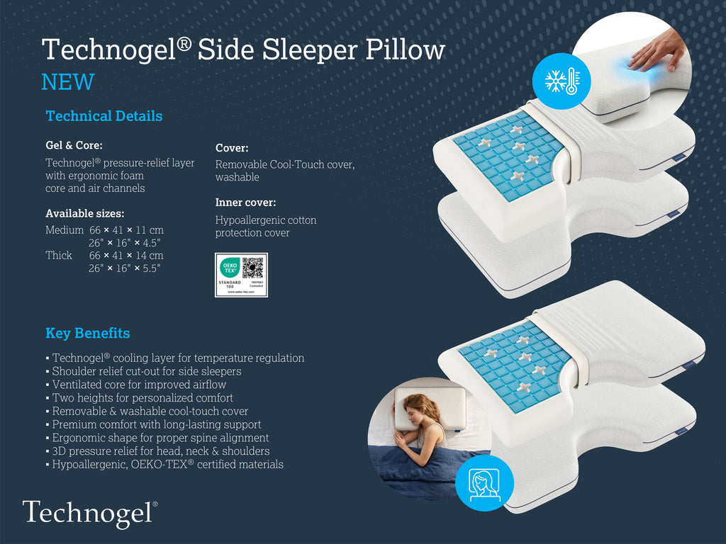 Technogel Side Sleeper Pillow