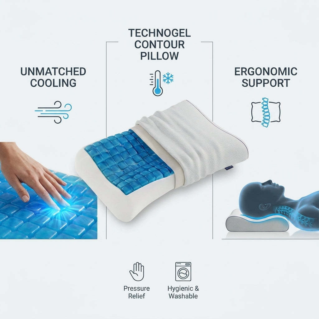 Technogel Contour Cooling Gel Pillow